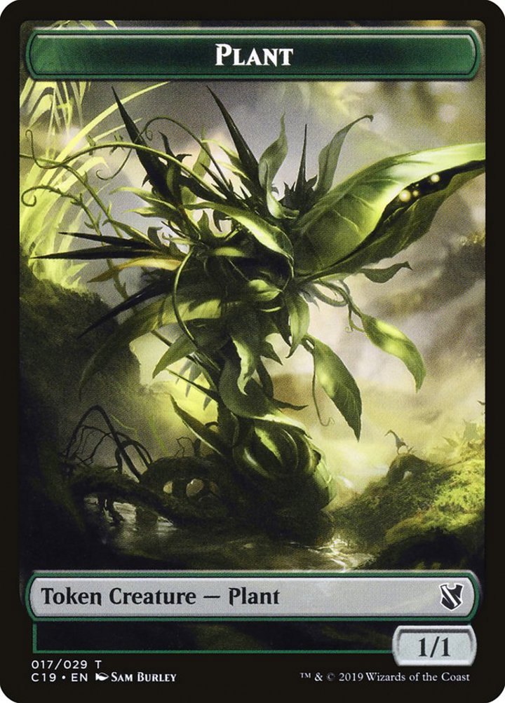 Plant Token (Green 1/1)