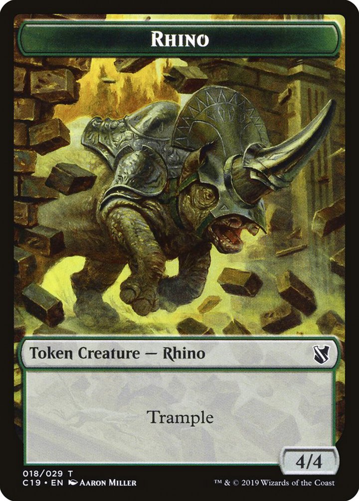 Rhino Token (Green 4/4)