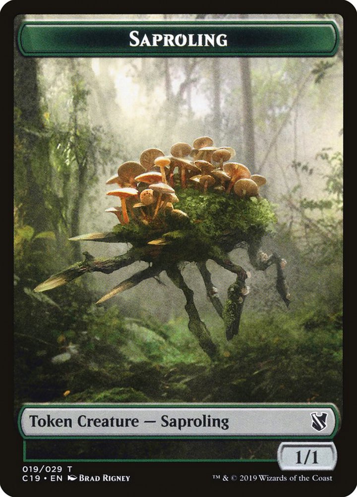 Saproling Token (Green 1/1)