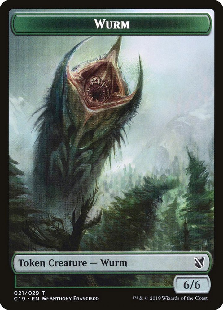 Wurm Token (Green 6/6)
