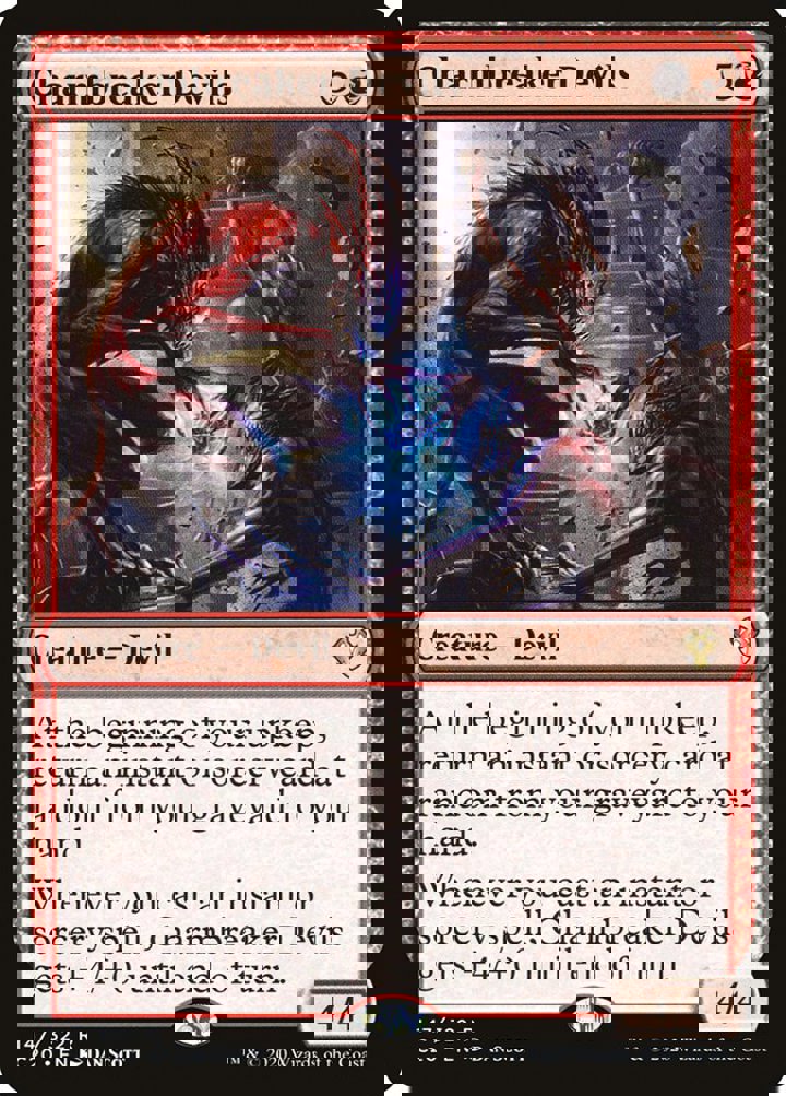 Charmbreaker Devils Single: Magic: The Gathering Commander: Ikoria Einzelkarte