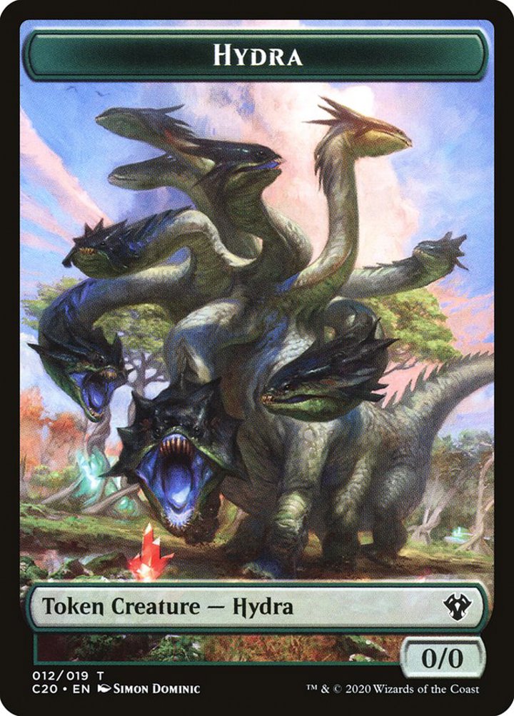 Hydra Token (G 0/0) // Beast Token (G 3/3)