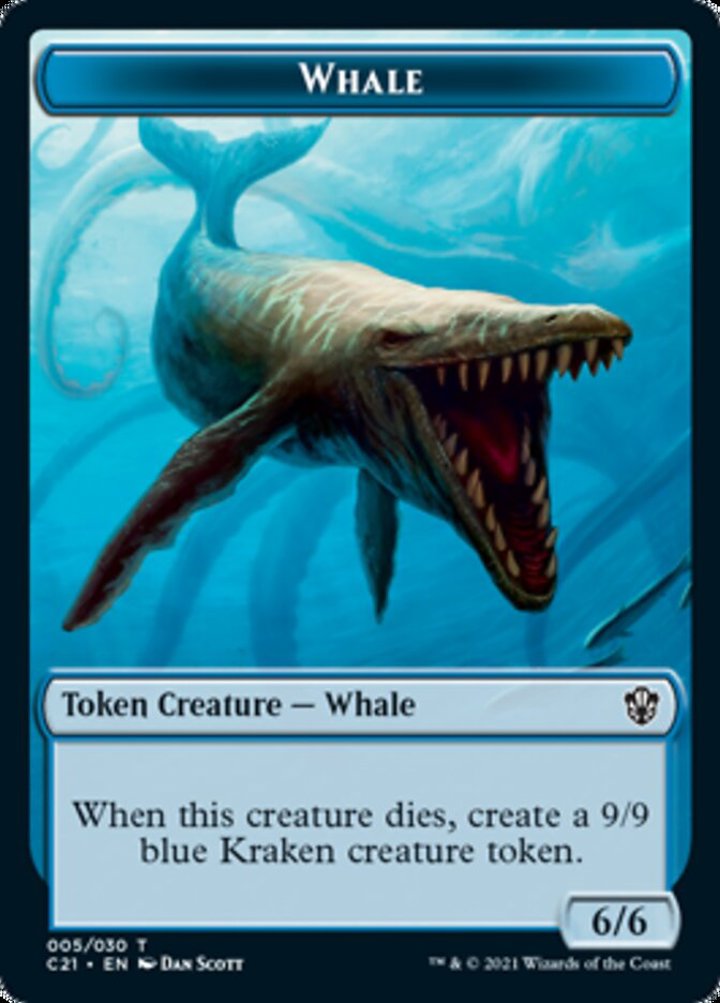 Beast Token (G 3/3) // Whale Token (U 6/6)