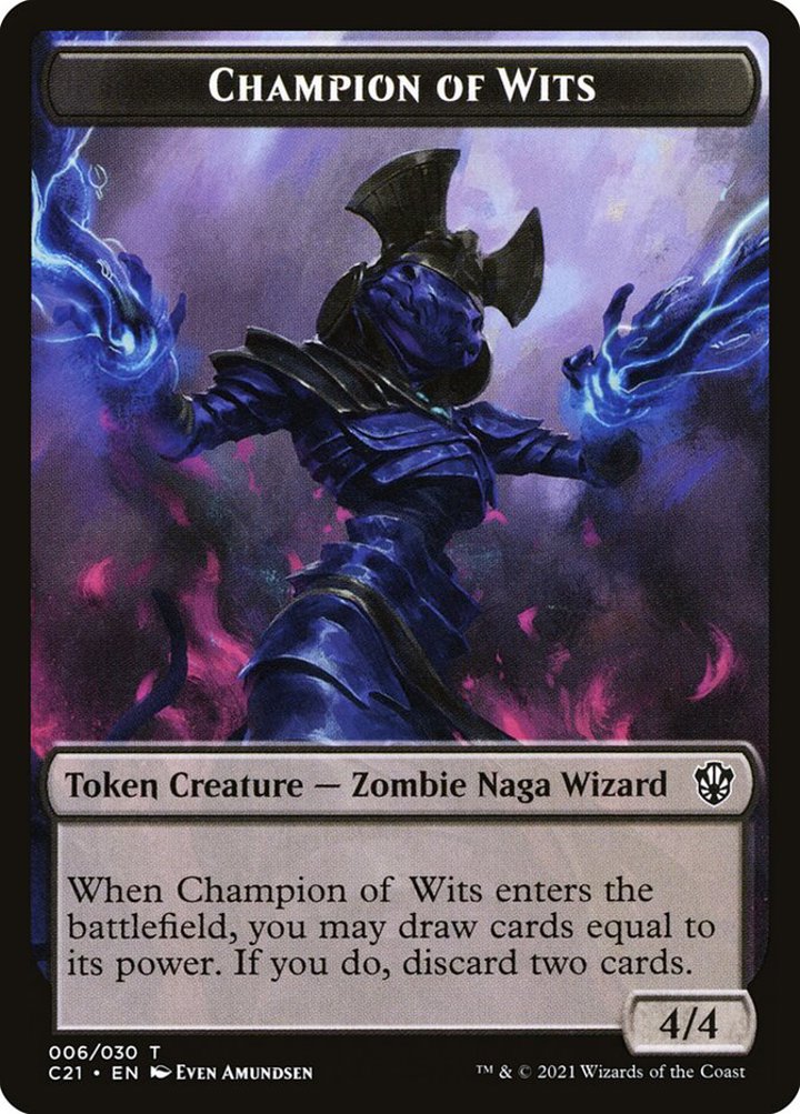 Eldrazi Token (C 10/10) // Champion of Wits Token