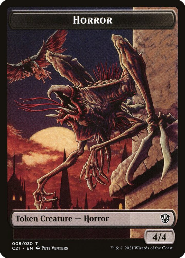 Zombie Token (B 2/2) // Horror Token (B 4/4)