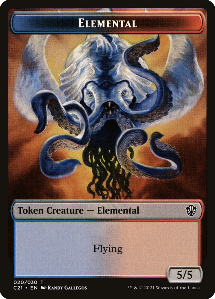 Elemental Token (UR 5/5) // Copy Token