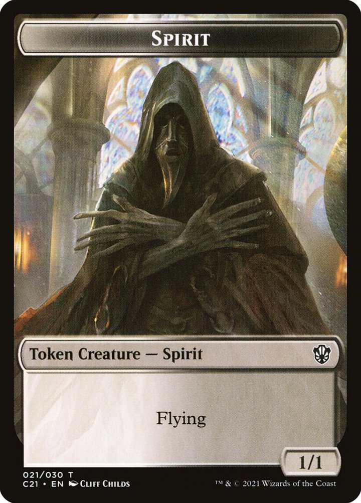 Zombie Token (B 2/2) // Spirit Token (WB 1/1)