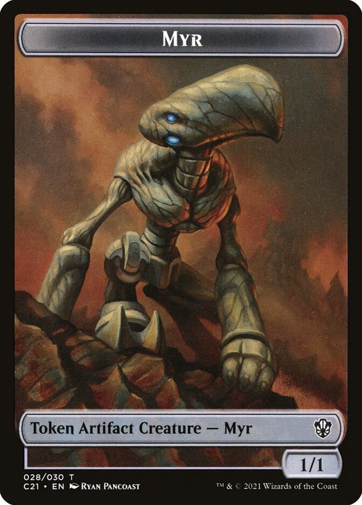Myr Token (A 1/1) // Treasure Token