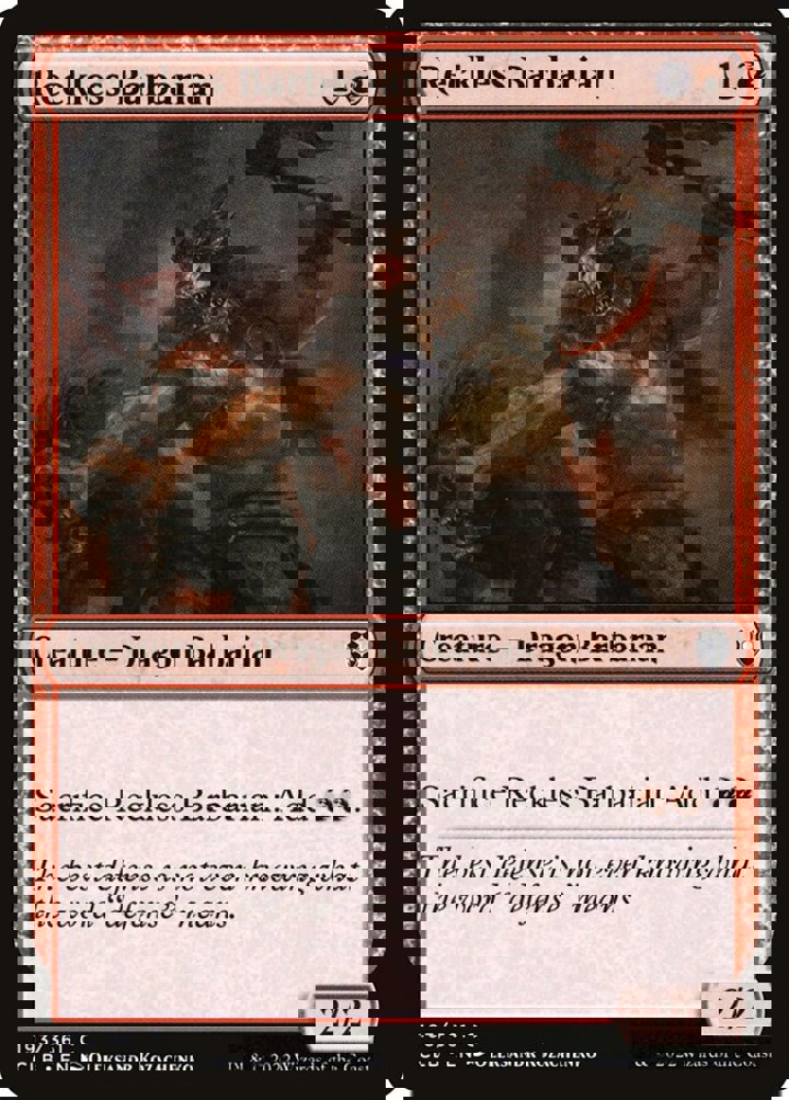 Reckless Barbarian
