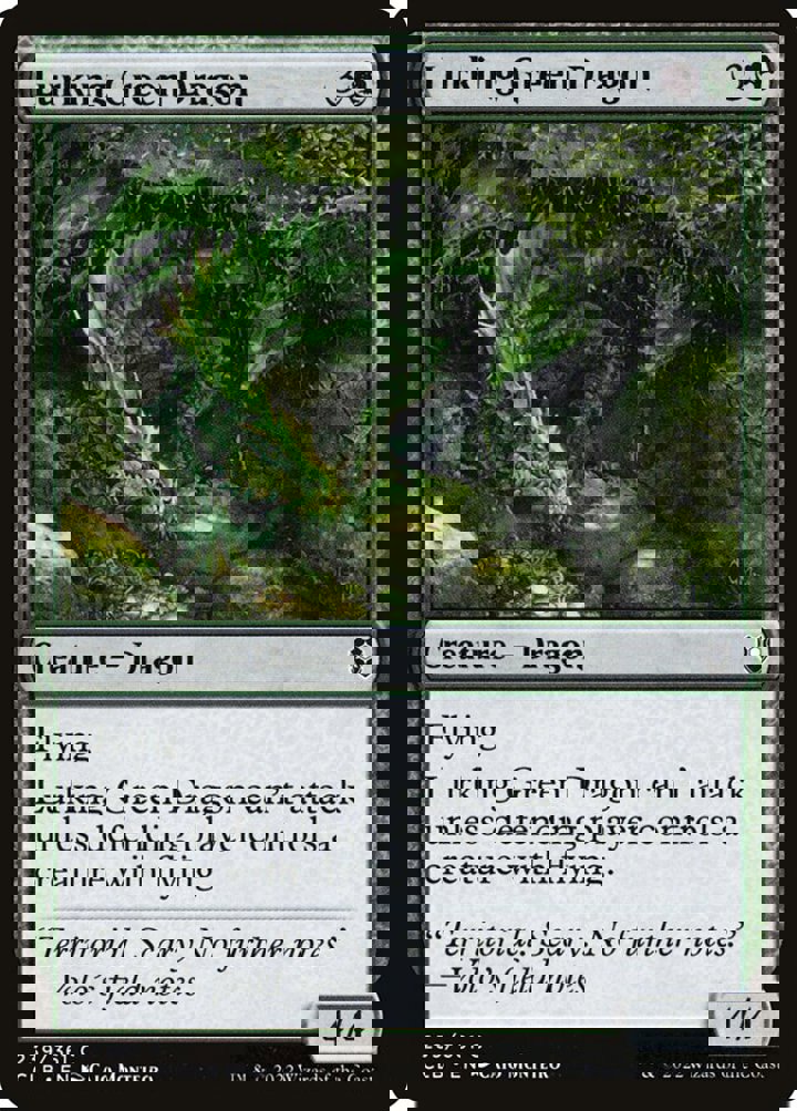 Lurking Green Dragon