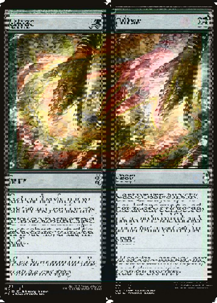 Cultivate Single: Magic: The Gathering Commander Legends: Battle for Baldur's Gate: Extras Einzelkarte
