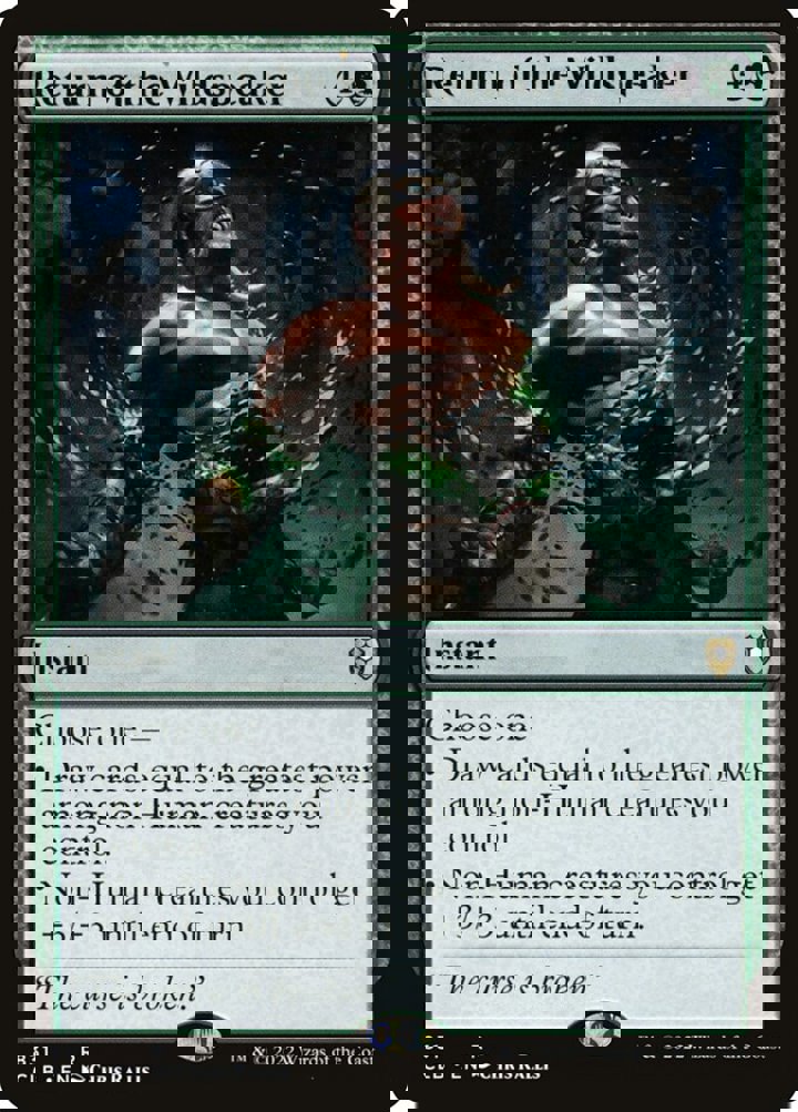 Return of the Wildspeaker