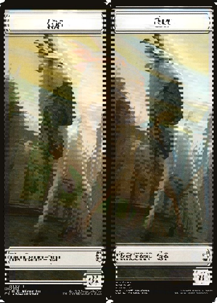 Goat Token (White 0/1)