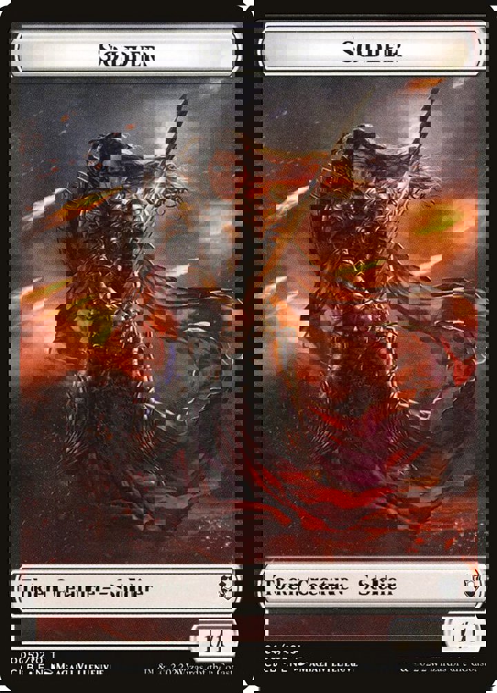Soldier Token (White 1/1)
