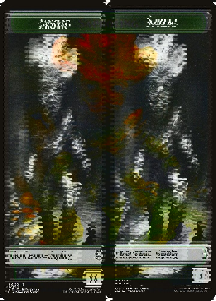 Saproling Token (Green 1/1)