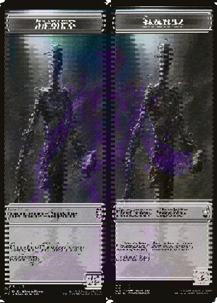 Kor Warrior Token (W 1/1) // Shapeshifter Token (C 2/2)