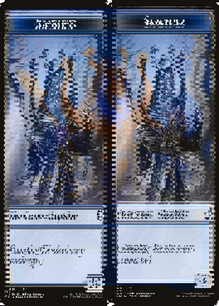 Shapeshifter Token (C 3/2) // Shapeshifter Token (U 2/2)