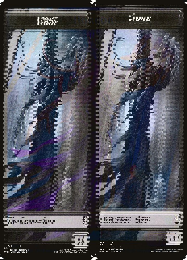 Horror Token (B 1/1) // Eldrazi Horror Token (C 3/2)
