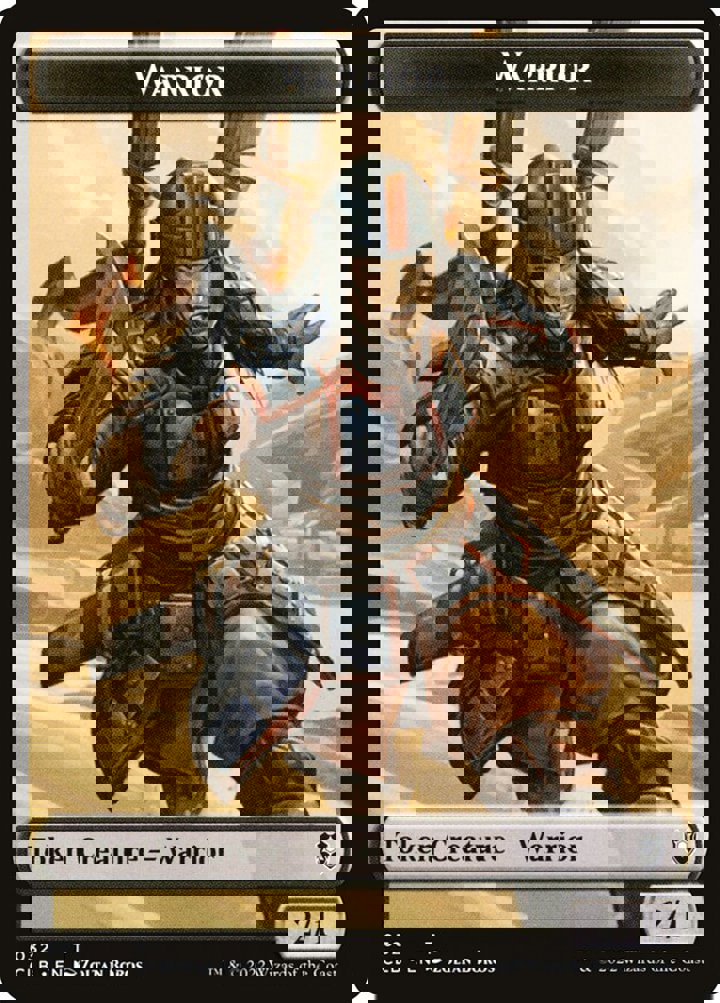 Warrior Token (B 2/1) // Inkling Token (WB 2/1)