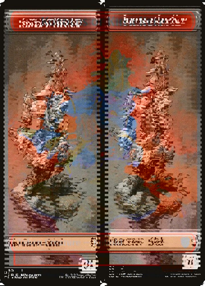 Kobolds of Kher Keep Token (R 0/1) // Treasure Token