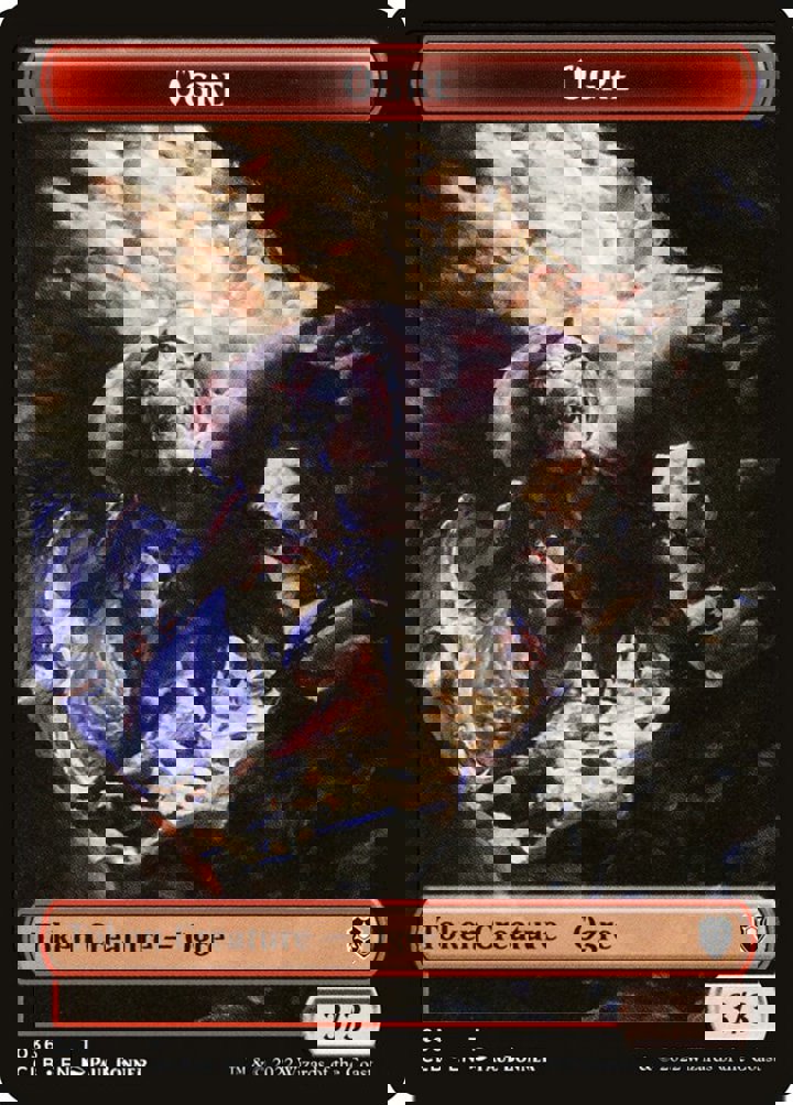 Boar Token (G 2/2) // Ogre Token (R 3/3)