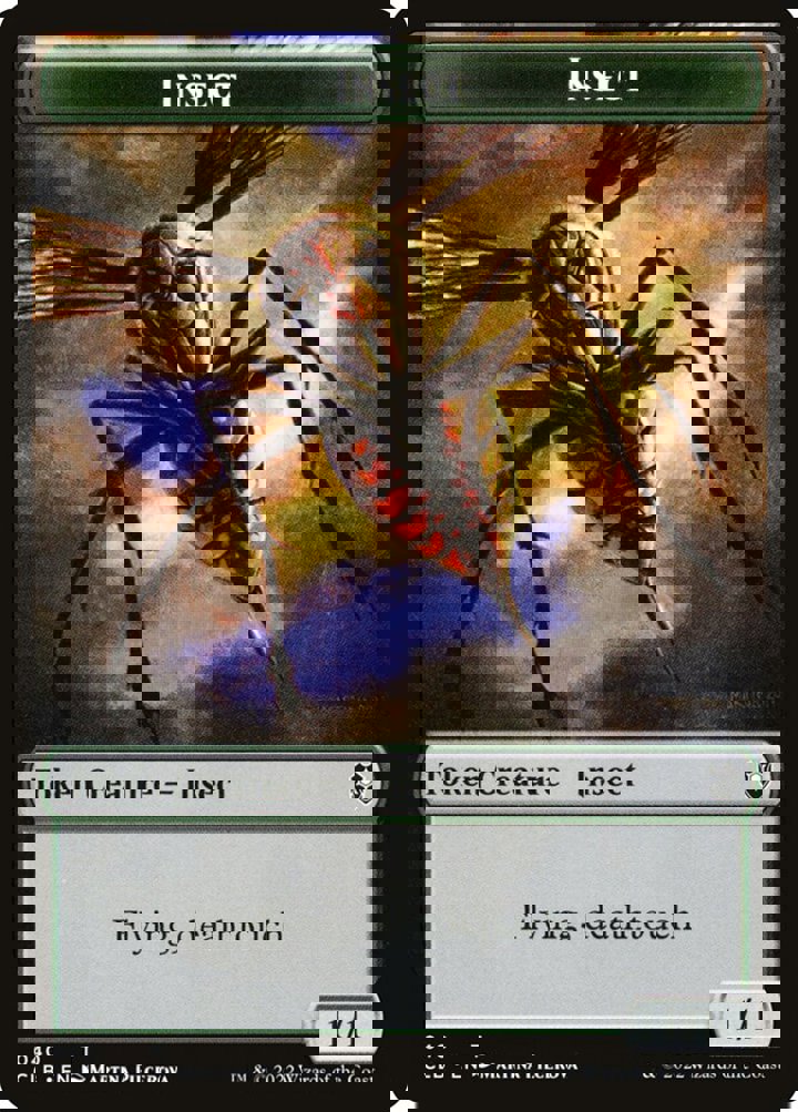 Spider Token (G 1/2) // Insect Token (G 1/1 Flying, Deathtouch)