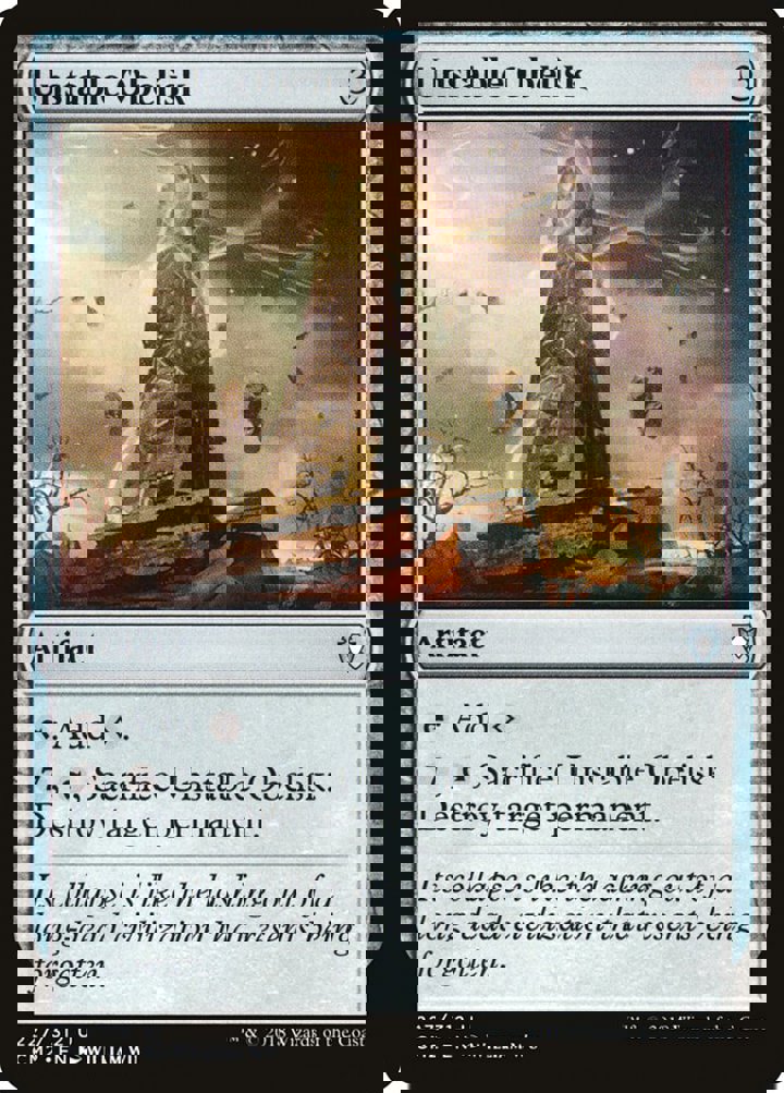 Unstable Obelisk