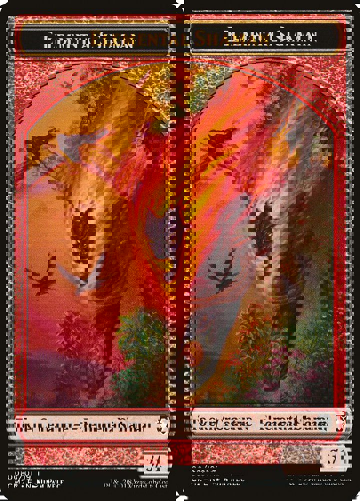 Elemental Shaman Token (Red 3/1)