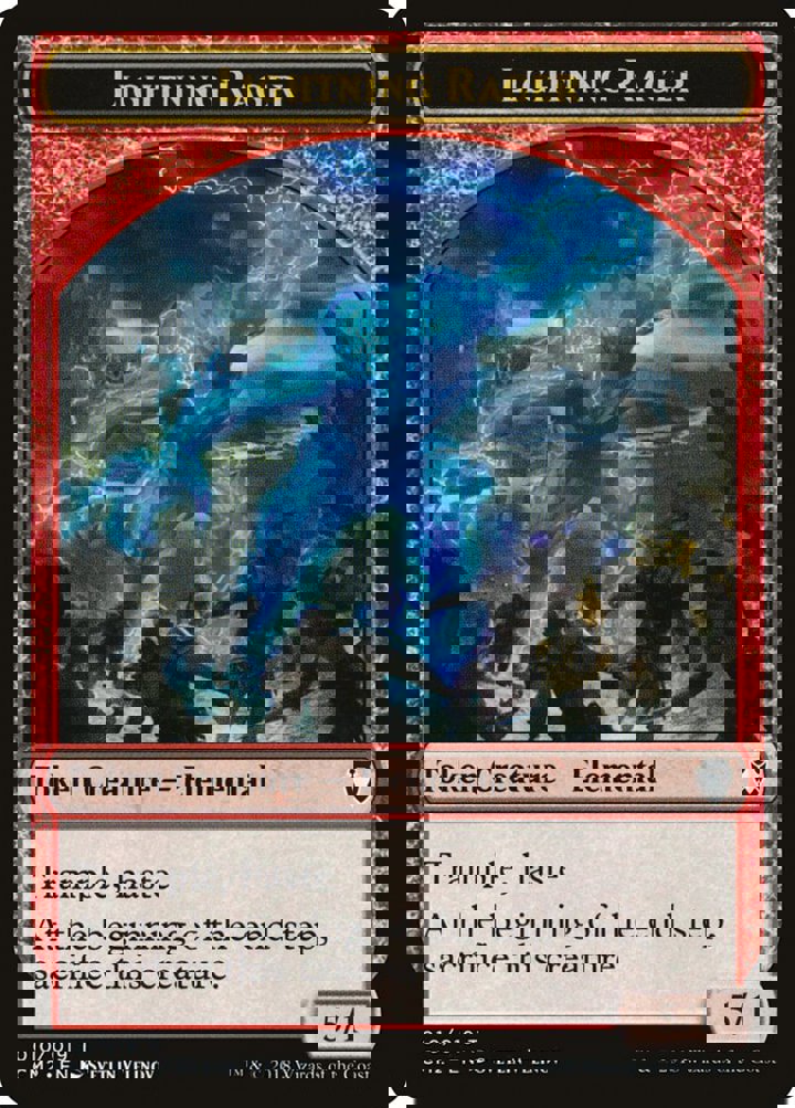 Lightning Rager Token (Red 5/1)