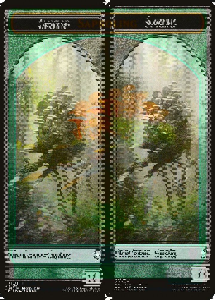 Saproling Token (Green 1/1)