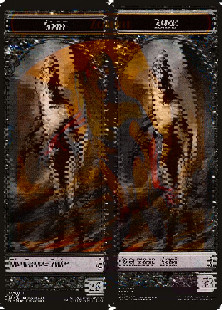 Zombie Token (Black 2/2)