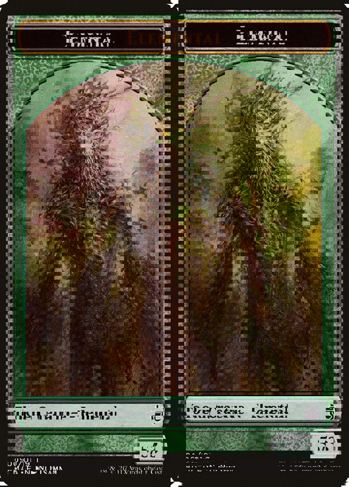 Elemental Token (Green 5/3)