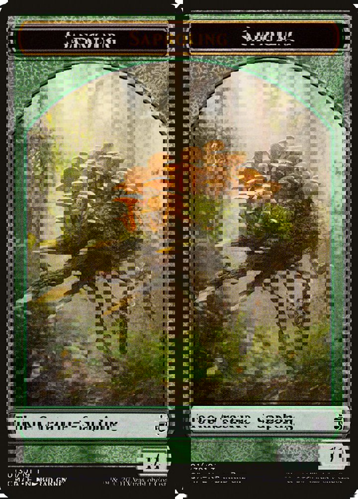 Saproling Token (Green 1/1)