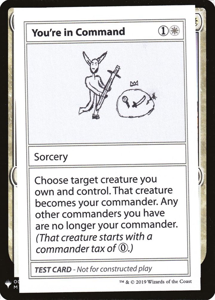 You're in Command (V.1)