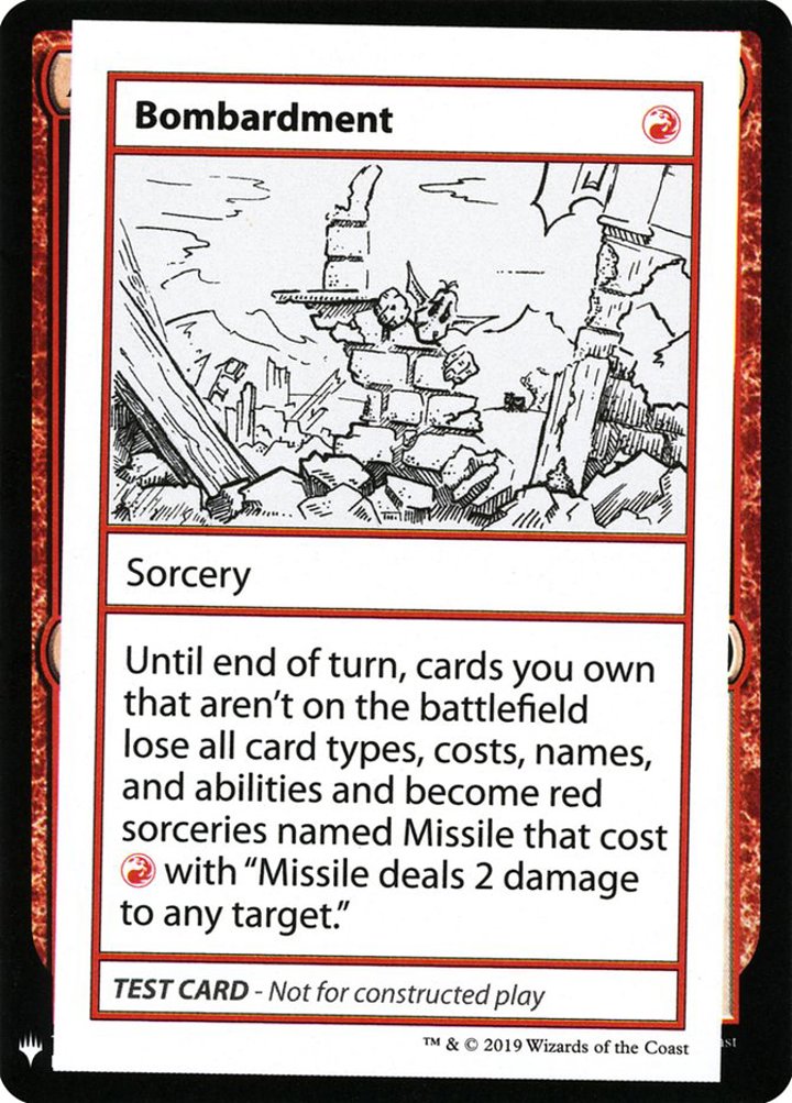 Bombardment (V.1)