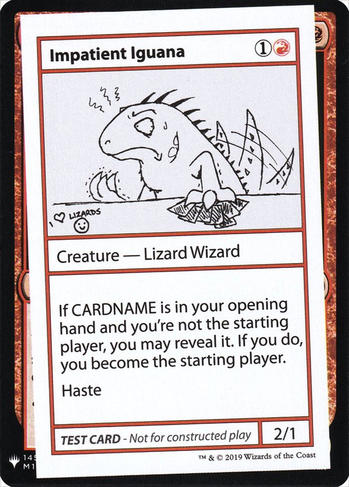 Impatient Iguana (V.1)