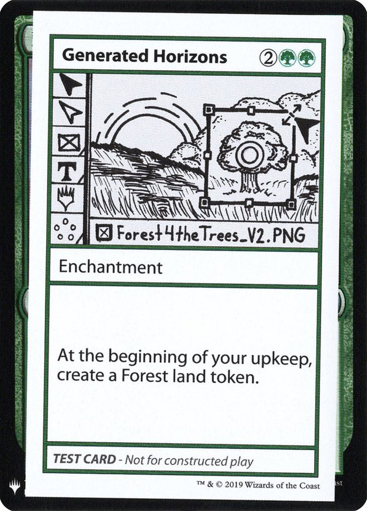 Generated Horizons (V.1)