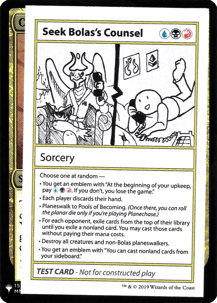 Seek Bolas's Counsel (V.1)