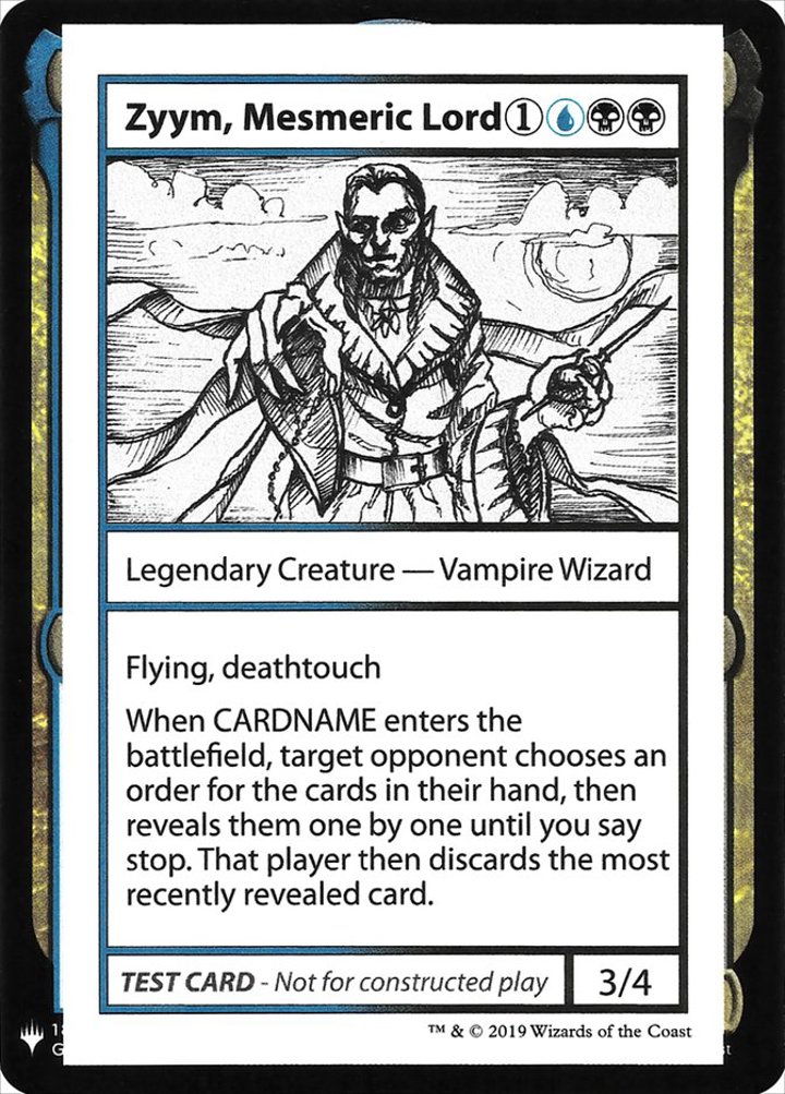 Zyym, Mesmeric Lord (V.1)