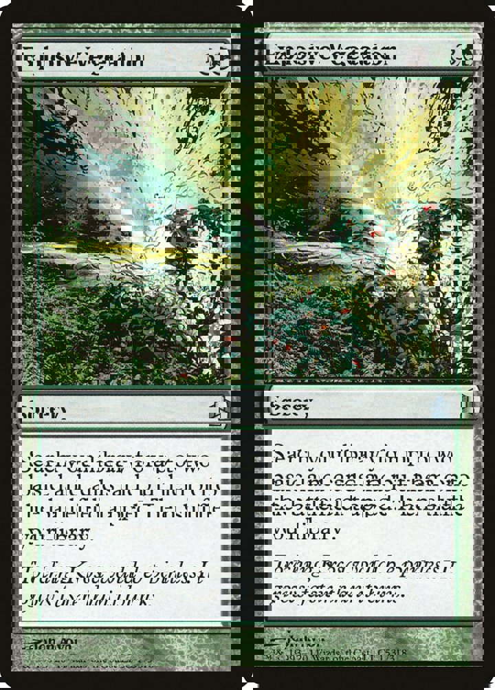 Explosive Vegetation