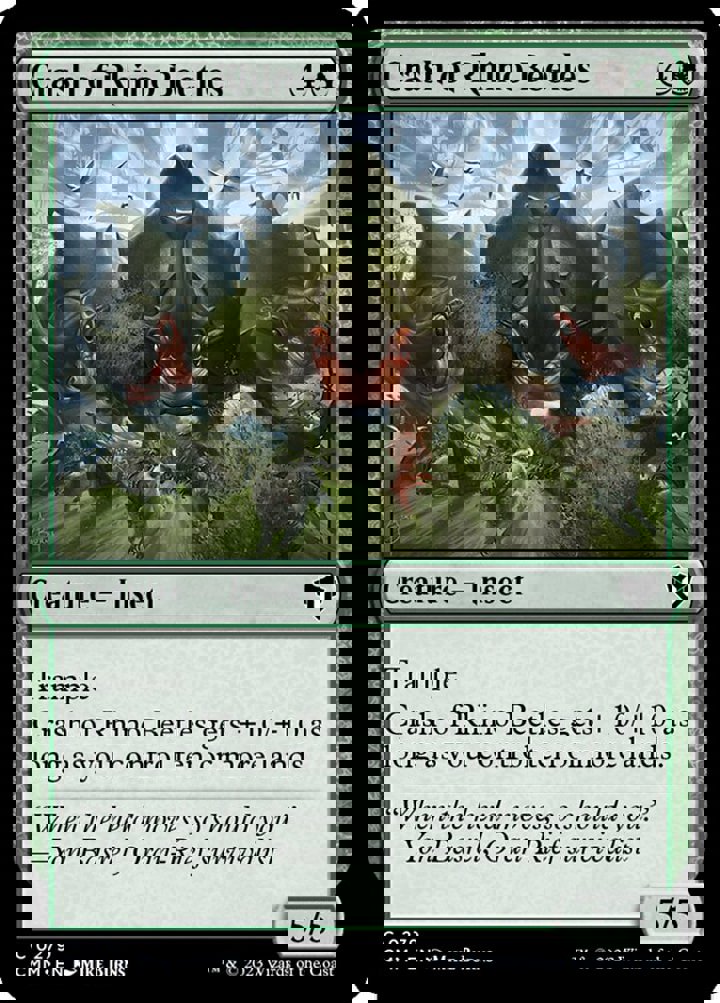 Crash of Rhino Beetles