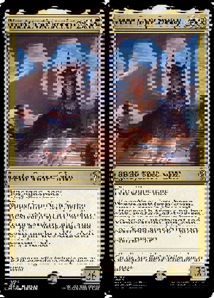 Yennett, Cryptic Sovereign