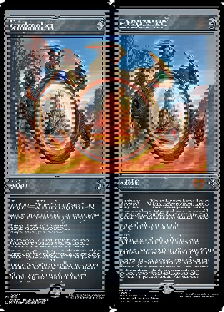 Extraplanar Lens
