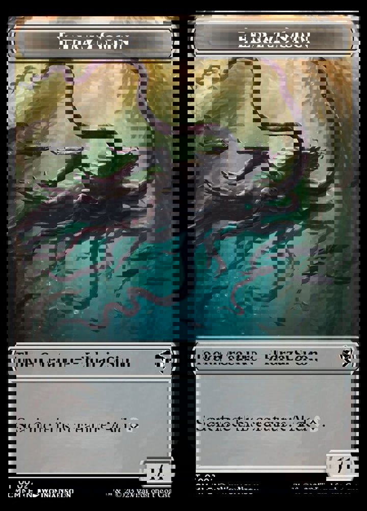Eldrazi Scion Token (C 1/1) // Kor Soldier Token (W 1/1)
