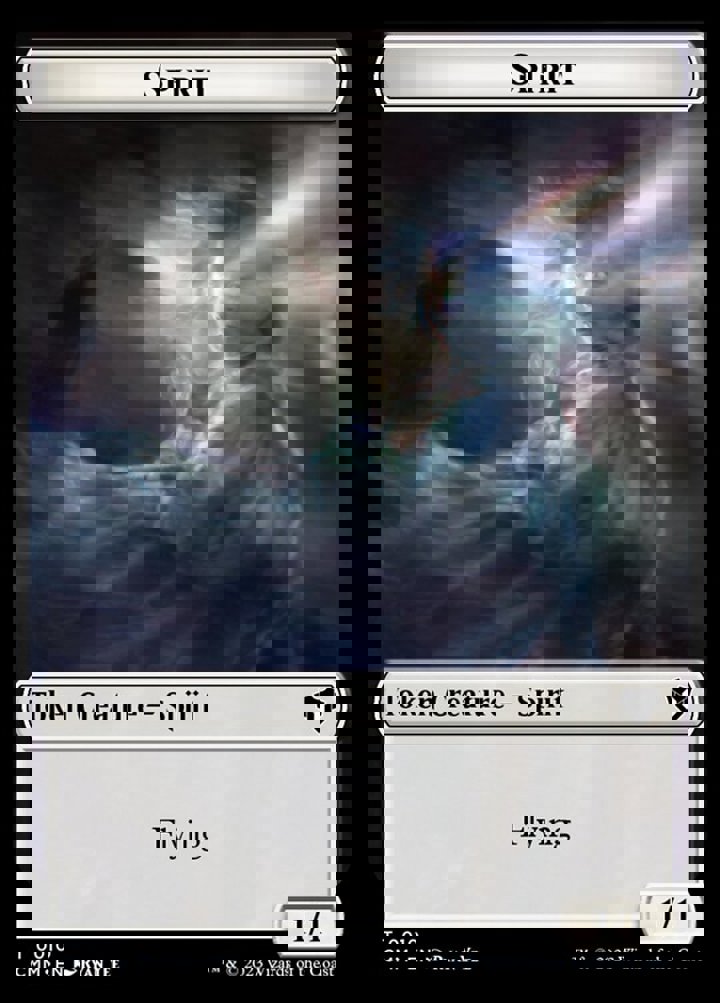 Cat Token (W 2/2) // Spirit Token (W 1/1)