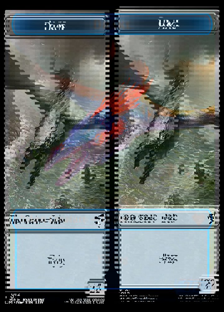 Drake Token (U 2/2) // Eldrazi Token (C 10/10)