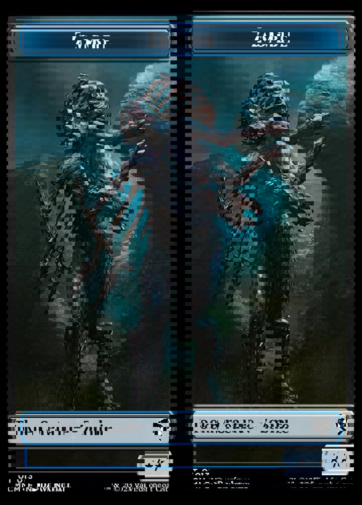Eldrazi Token (C 10/10) // Zombie Token (U */*)