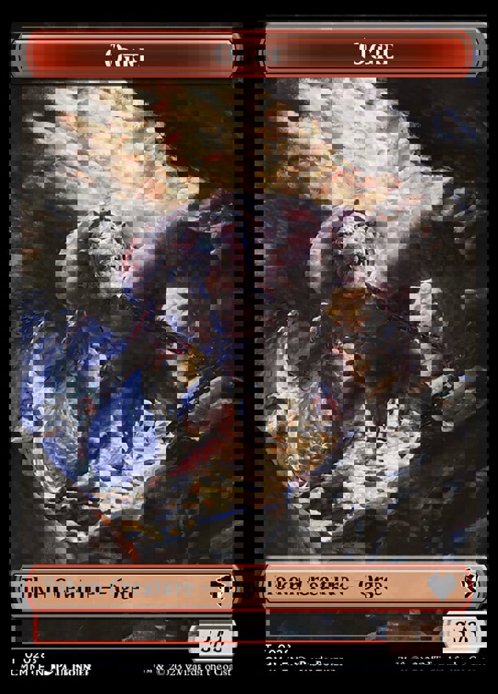 Ogre Token (R 3/3) // Eldrazi Spawn Token (C 0/1)