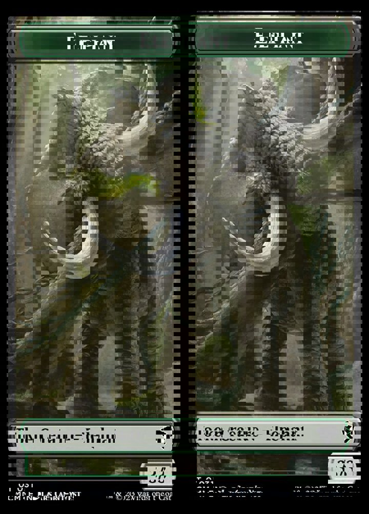 Eldrazi Scion Token (C 1/1) // Elephant Token (G 3/3)