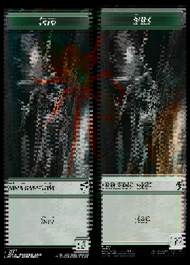 Eldrazi Scion Token (C 1/1) // Spider Token (G 1/2)